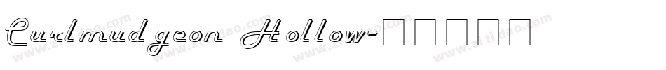 Curlmudgeon Hollow字体转换